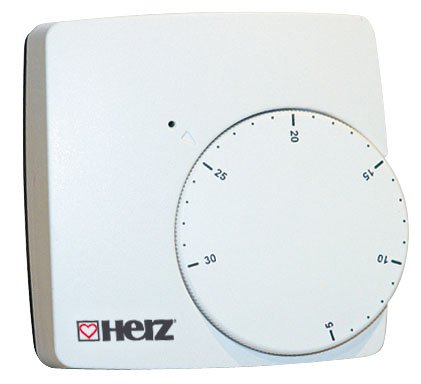 Elektroniczny regulator temperatury pomieszczenia do ogrzewania podłogowego 230 V Herz 3F79200